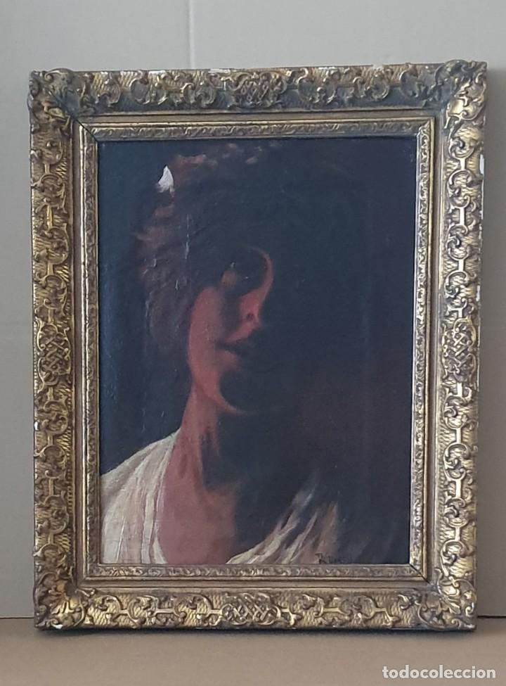 Art: RICARD URGELL CARRERAS - (BARCELONA 1873-1924) - OLEO LIENZO - 43 X 32,5 CM.
