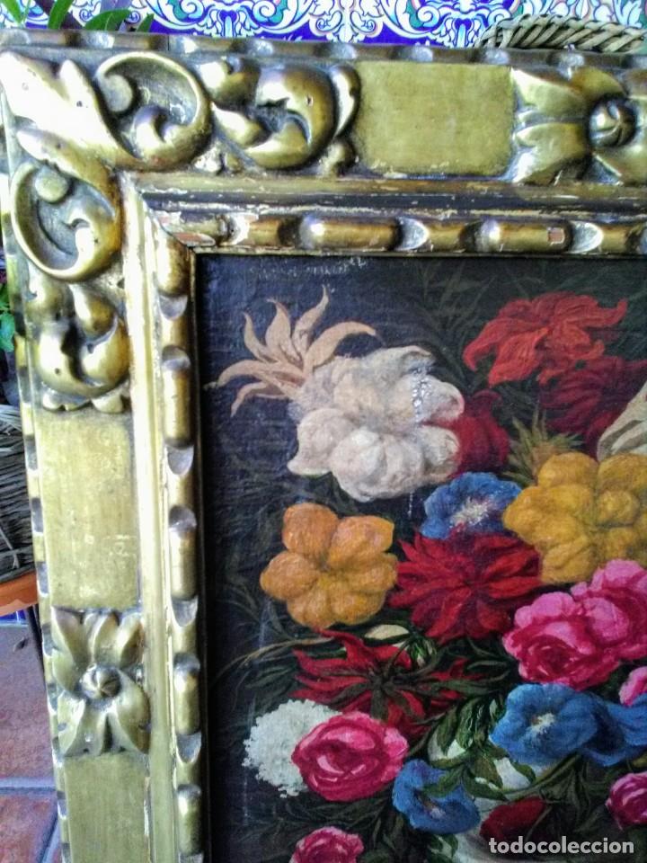 Arte: Cuadro antiguo con &oacute;leo sobre lienzo - Foto 2