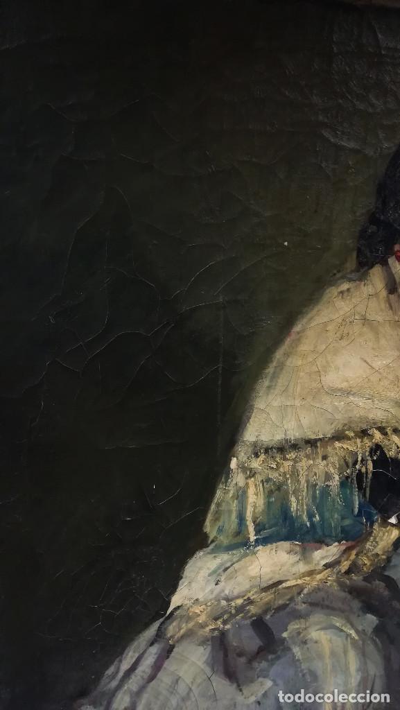 Arte: OLEO SOBRE LIENZO GITANA PINTOR JOSE MARIA OTEGUI - Foto 3