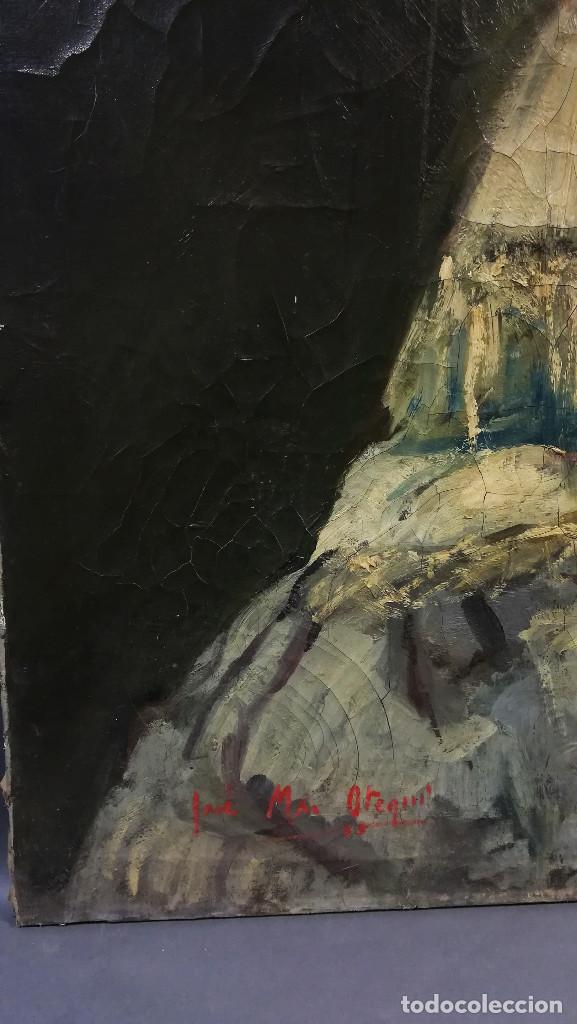 Arte: OLEO SOBRE LIENZO GITANA PINTOR JOSE MARIA OTEGUI - Foto 5