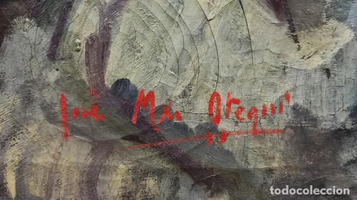Arte: OLEO SOBRE LIENZO GITANA PINTOR JOSE MARIA OTEGUI - Foto 6