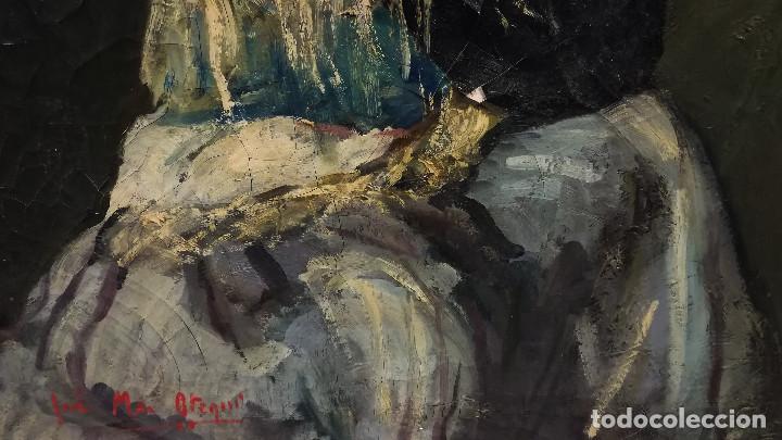 Arte: OLEO SOBRE LIENZO GITANA PINTOR JOSE MARIA OTEGUI - Foto 7