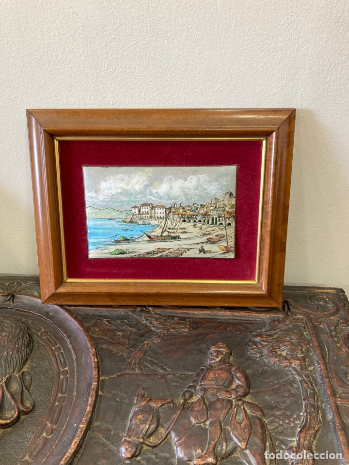 Arte: Bonito &oacute;leo sobre placa - Foto 1