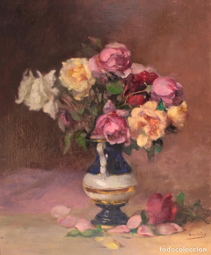 Arte: Antonio Merino Mart&iacute;nez (1903-1977) - Bodeg&oacute;n de flores