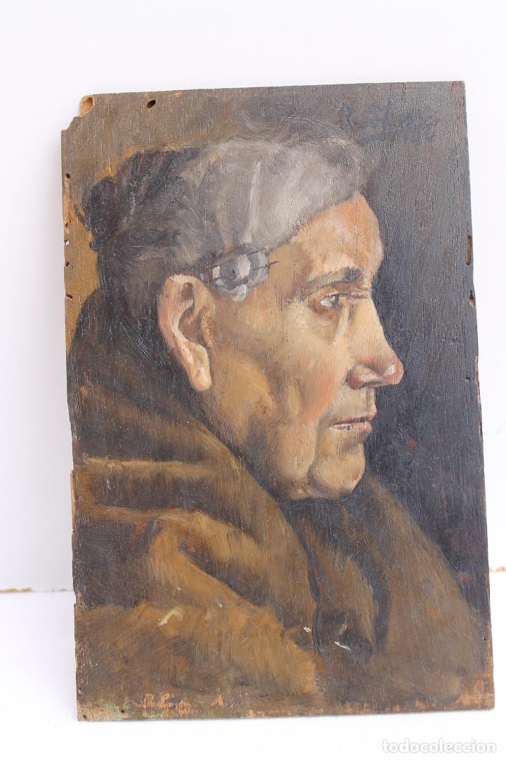 Arte: TABLILLA PINTADA AL OLEO DEL SIGLO XIX - Foto 1