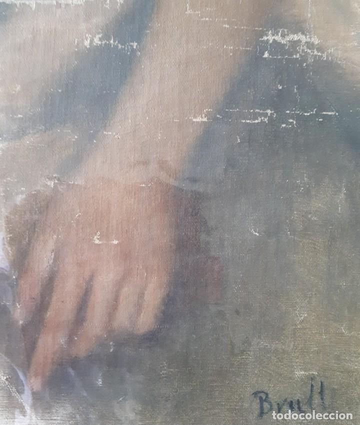 Arte: Pintura. Brull. Mano femenina