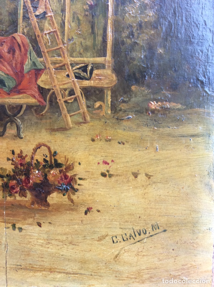Arte: &Oacute;LEO/TABLA ESCENA ROM&Aacute;NTICA - Foto 4