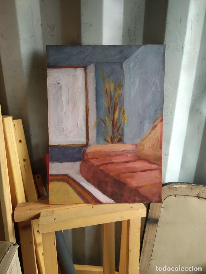 Arte: Cuadro sal&oacute;n oleo - Foto 2