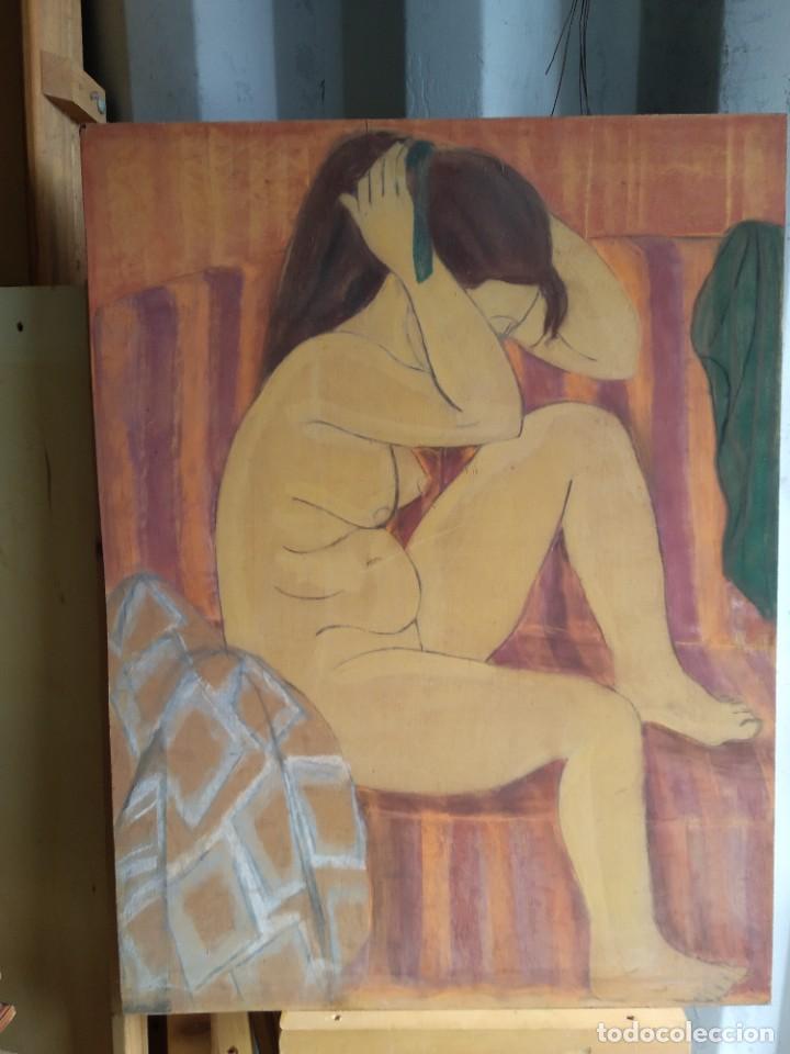 Arte: Cuadro sobre tabla marina lo - Foto 3