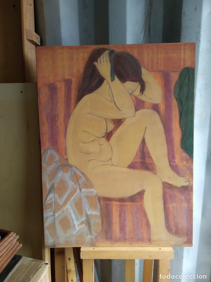 Arte: Cuadro sobre tabla marina lo - Foto 1