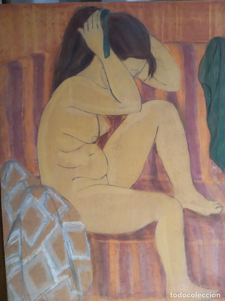 Arte: Cuadro sobre tabla marina lo - Foto 2