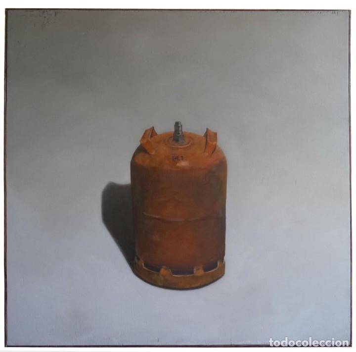 Kunst: Pintura contempor&aacute;nea bodeg&oacute;n bombona butano Daniel Sueiras