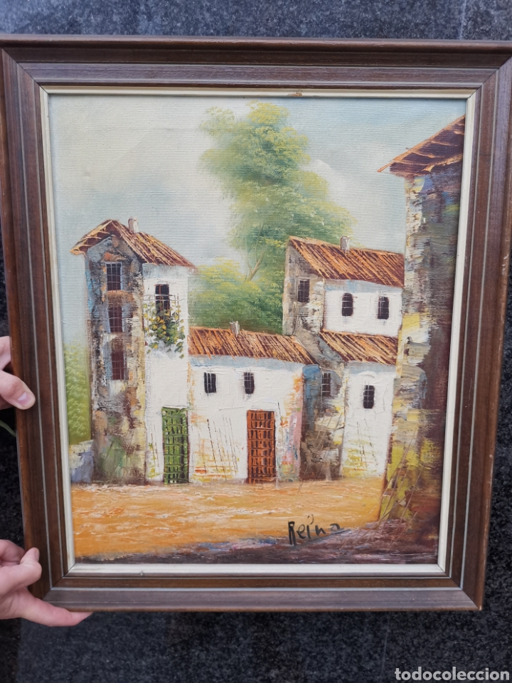 Arte: Cuadro bonito pueblo - Foto 2
