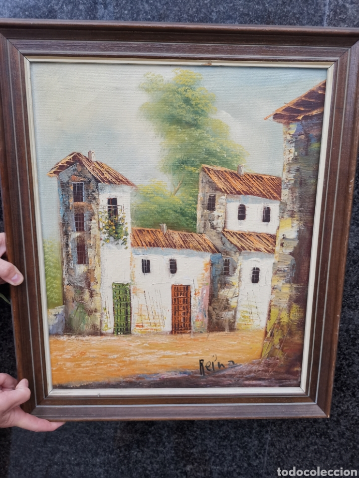Arte: Cuadro bonito pueblo - Foto 1