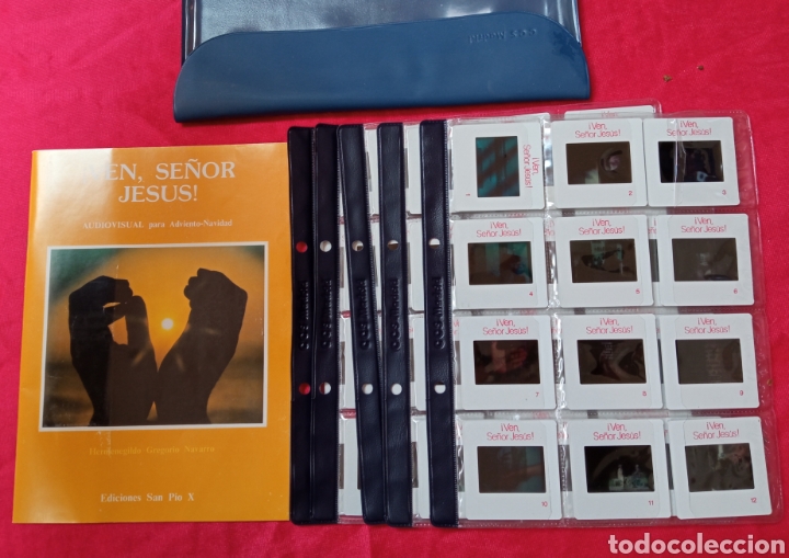 Arte: Lote 60 diapositivas , Ven se&ntilde;or Jes&uacute;s, Ediciones San P&iacute;o X -1987