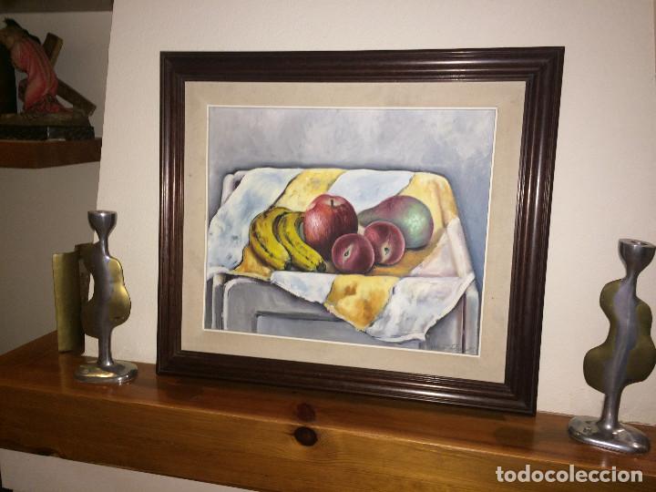 Arte: BODEGON DEL PINTOR CATAL&Aacute;N ROBERT PUIGMART&Iacute; - MEDIDAS; 62 X 54 CMS.