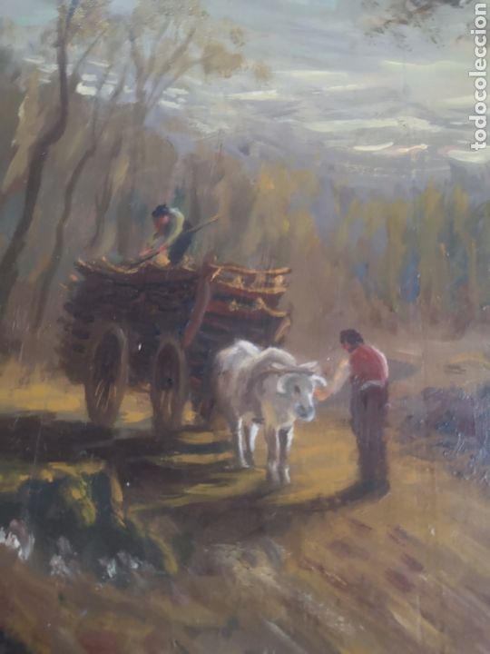 Arte: Cuadro en tabla 1884 - Foto 3