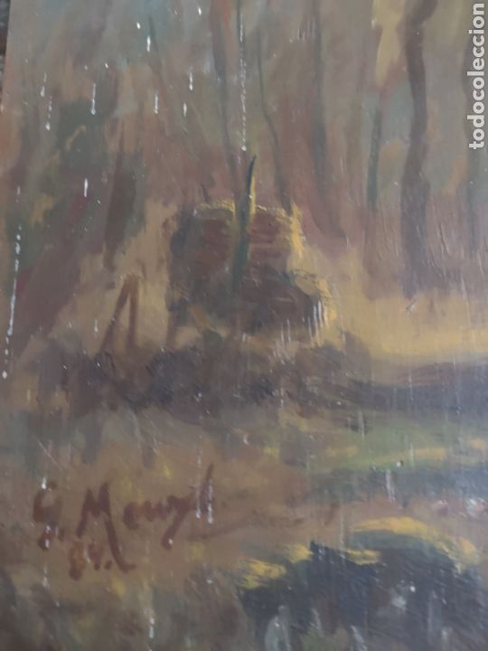 Arte: Cuadro en tabla 1884 - Foto 7