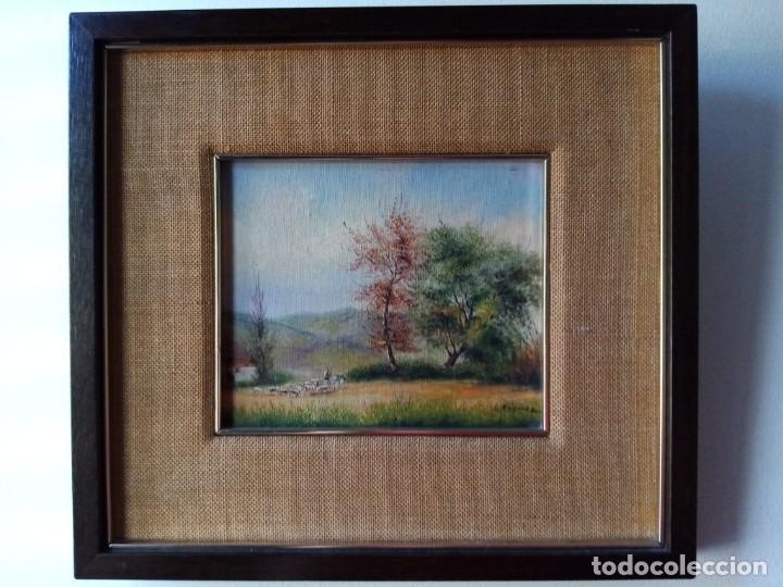 Arte: Karalaz. &Oacute;leo sobre tabla. - Foto 1