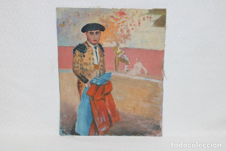 Arte: ANONIMO. OLEO SOBRE TELA. TORERO - Foto 1