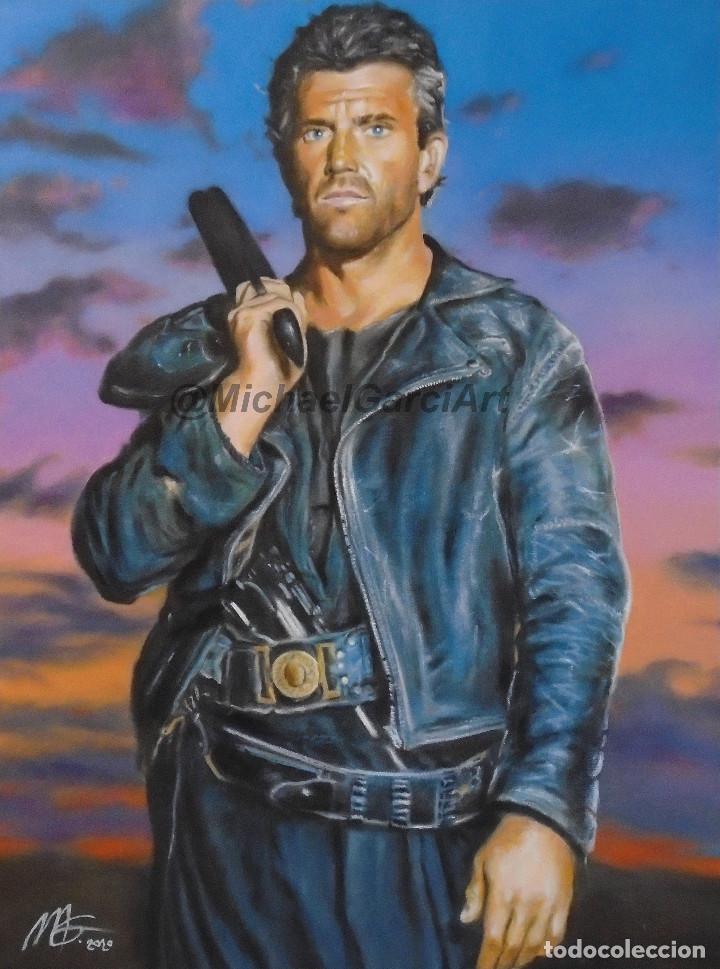 Arte: Mad Max, &oacute;leo sobre lienzo (54 x 73 cms.) - Foto 1