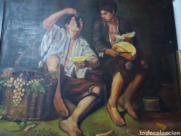 Arte: Copia NI&Ntilde;OS COMIENDO UVAS Y MELON - Foto 2
