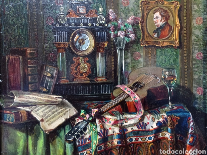 Arte: Wilhelm Nowak. Oleo sobre madera. - Foto 1