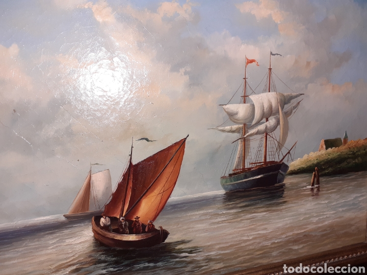 Arte: Cuadro oleo sobre Tabla, ver fotos..