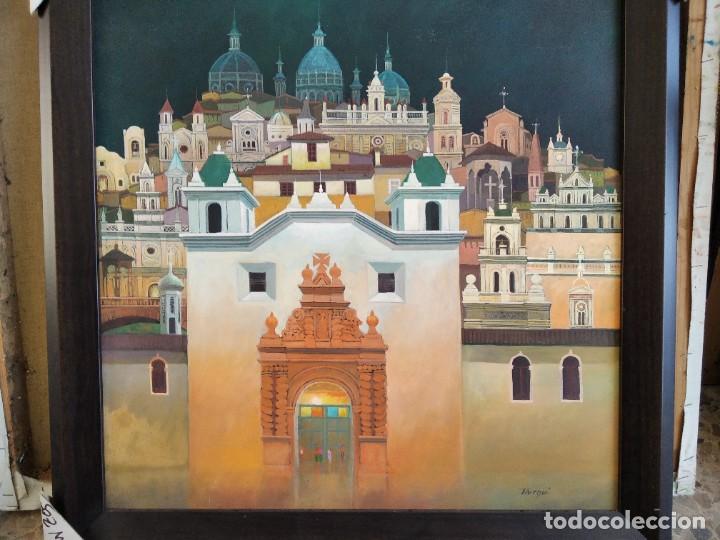 Kunst: Pintura al Oleo , firmado Tarqui