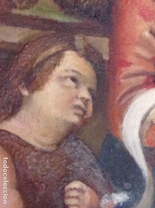 Arte: &Oacute;leo sobre tablero , con marco dorado, - Foto 5