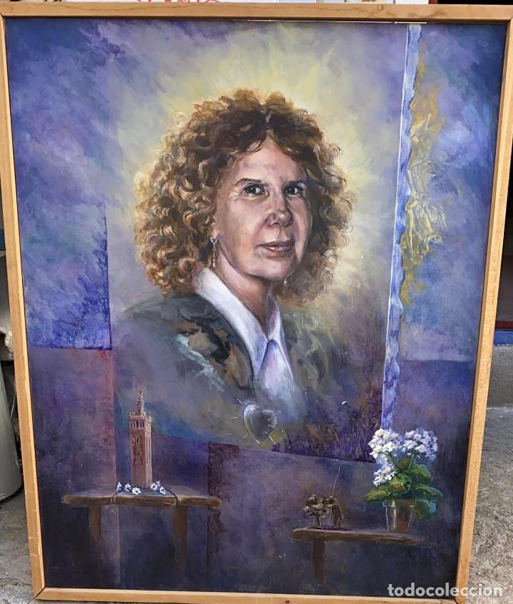 Arte: RETRATO ANTIGUO DE LA DUQUESA DE ALBA PINTOR JOAQUIN ROMERO MONAGO JUNIO 2001