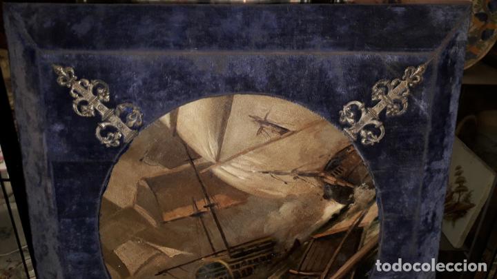 Arte: &Oacute;LEO ANTIGUO CON MARCO ORIGINAL - Foto 8