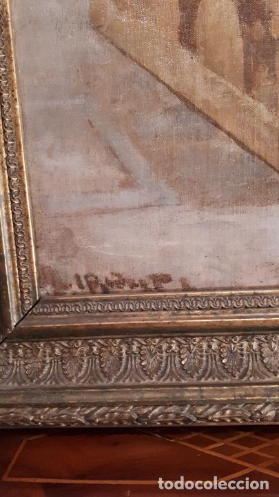 Arte: Interior. &Oacute;leo siglo XIX. - Foto 2
