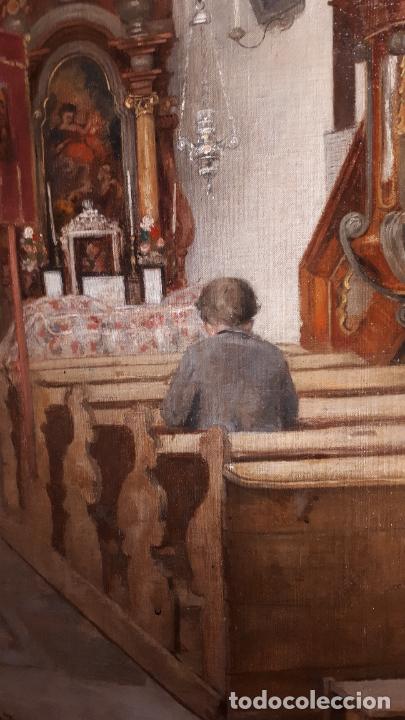 Arte: Interior. &Oacute;leo siglo XIX. - Foto 5