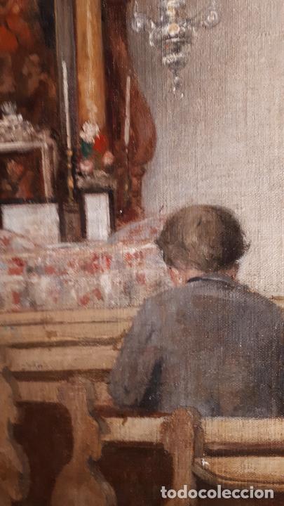 Arte: Interior. &Oacute;leo siglo XIX. - Foto 6