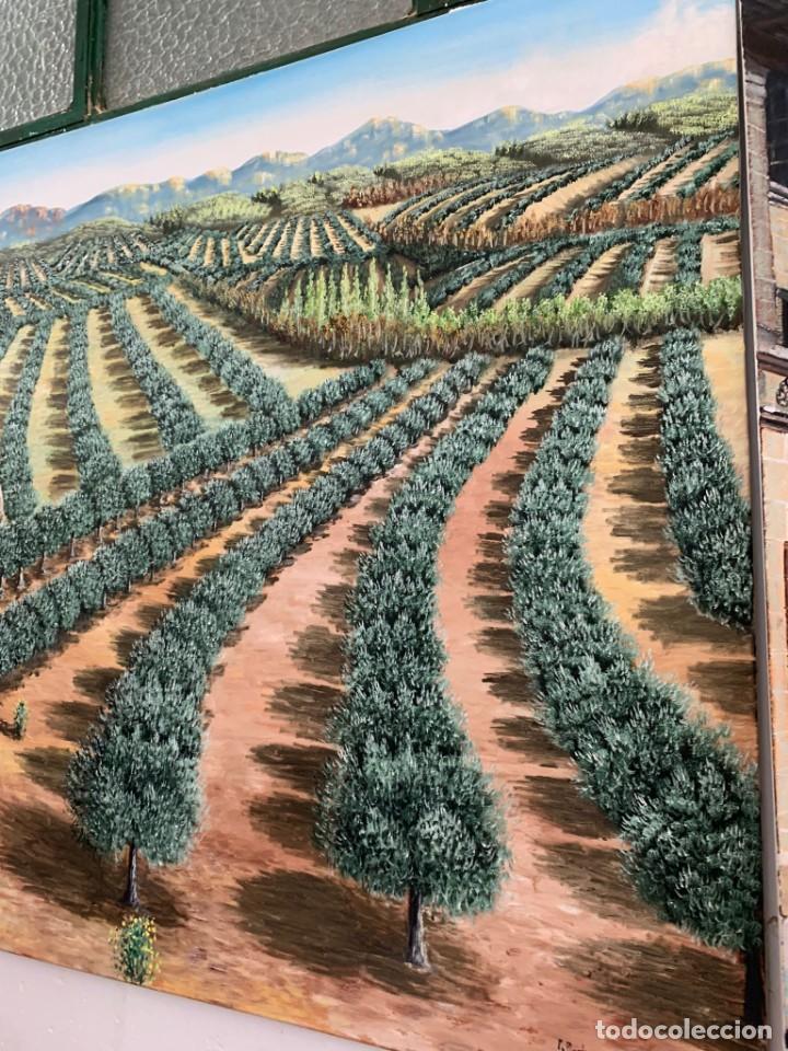 Arte: &Oacute;leo sobre lienzo, campo andaluz - Foto 1