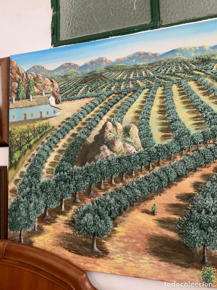 Arte: &Oacute;leo sobre lienzo, campo andaluz - Foto 2