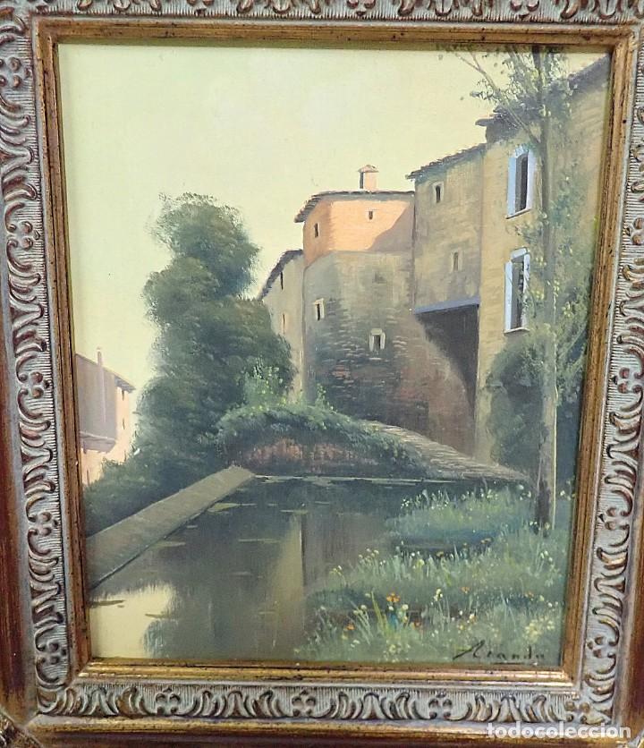 Arte: &Oacute;leo sobre lienzo firma aranda - Foto 3