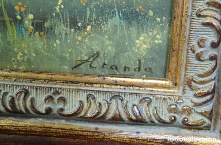 Arte: &Oacute;leo sobre lienzo firma aranda - Foto 4