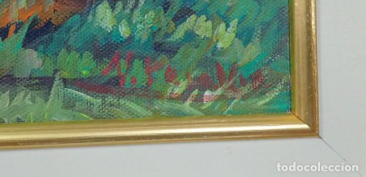 Arte: &Oacute;leo sobre lienzo firma peralbo - Foto 4