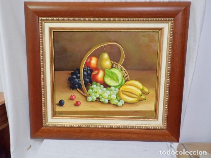 Arte: &Oacute;leo sobre lienzo firma a catalogar 76 - Foto 1