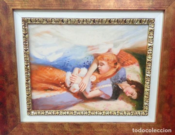 Arte: &Oacute;leo sobre tabla autor desconocido - Foto 2