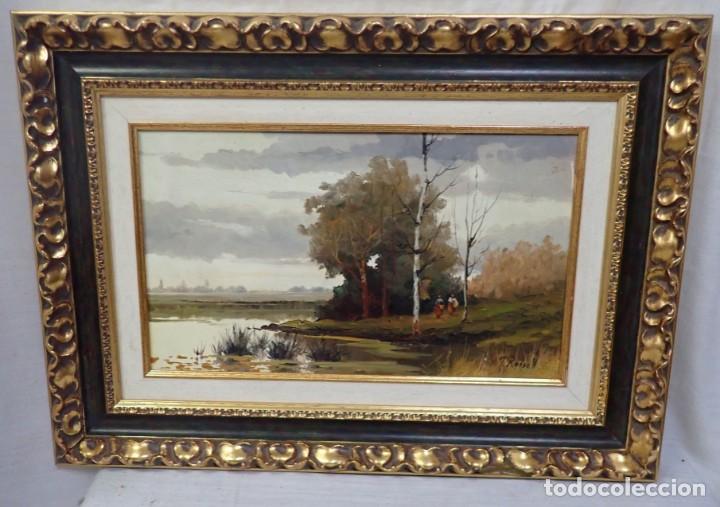 Arte: &Oacute;leo sobre lienzo J.Rossell - Foto 1