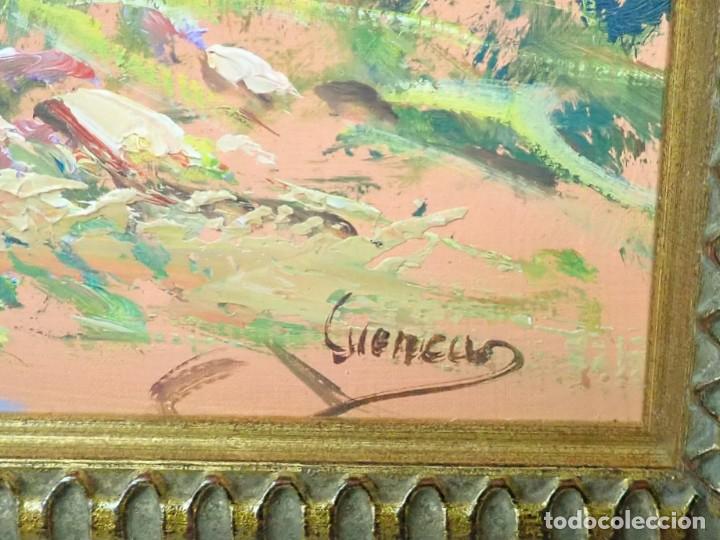Arte: &Oacute;leo sobre lienzo firmado cuenca - Foto 3