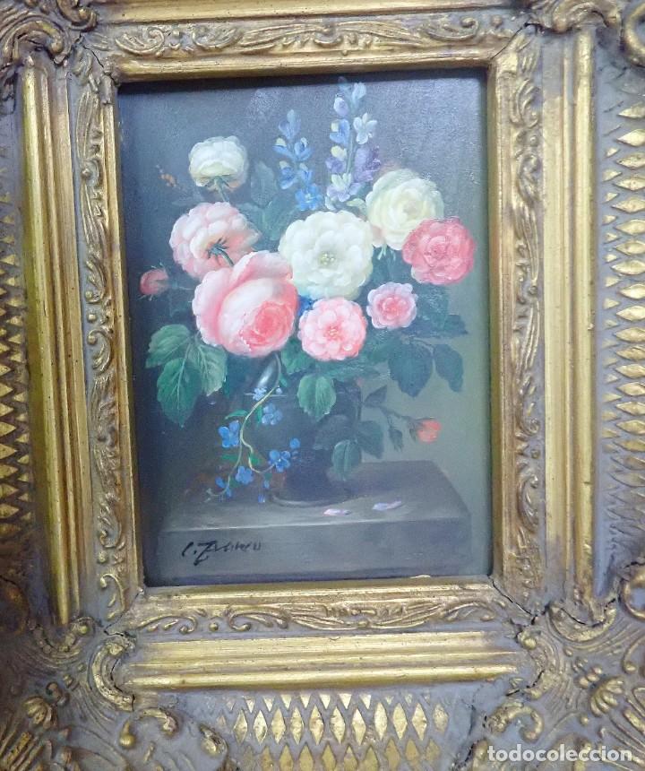 Arte: &Oacute;leo sobre lienzo firma a catalogar - Foto 2
