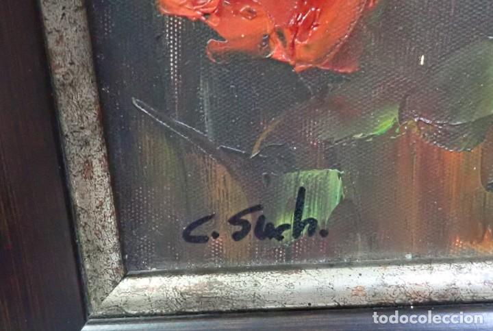 Arte: &Oacute;leo sobre lienzo firma c. such - Foto 4