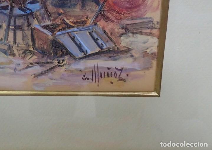 Arte: Tempera sobre papel Mu&ntilde;oz - Foto 4