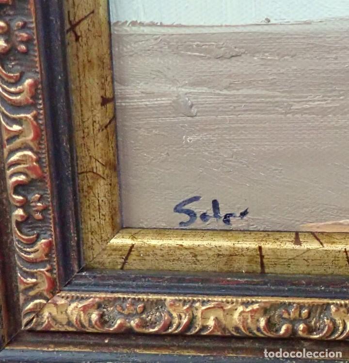 Arte: oleo sobre tablex firma soler - Foto 4