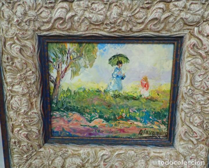 Arte: &Oacute;leo sobre lienzo Alexandre - Foto 2