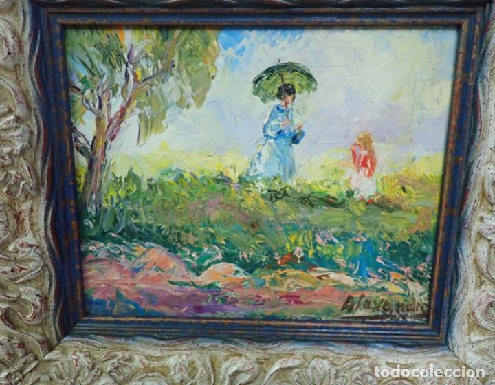 Arte: &Oacute;leo sobre lienzo Alexandre - Foto 3